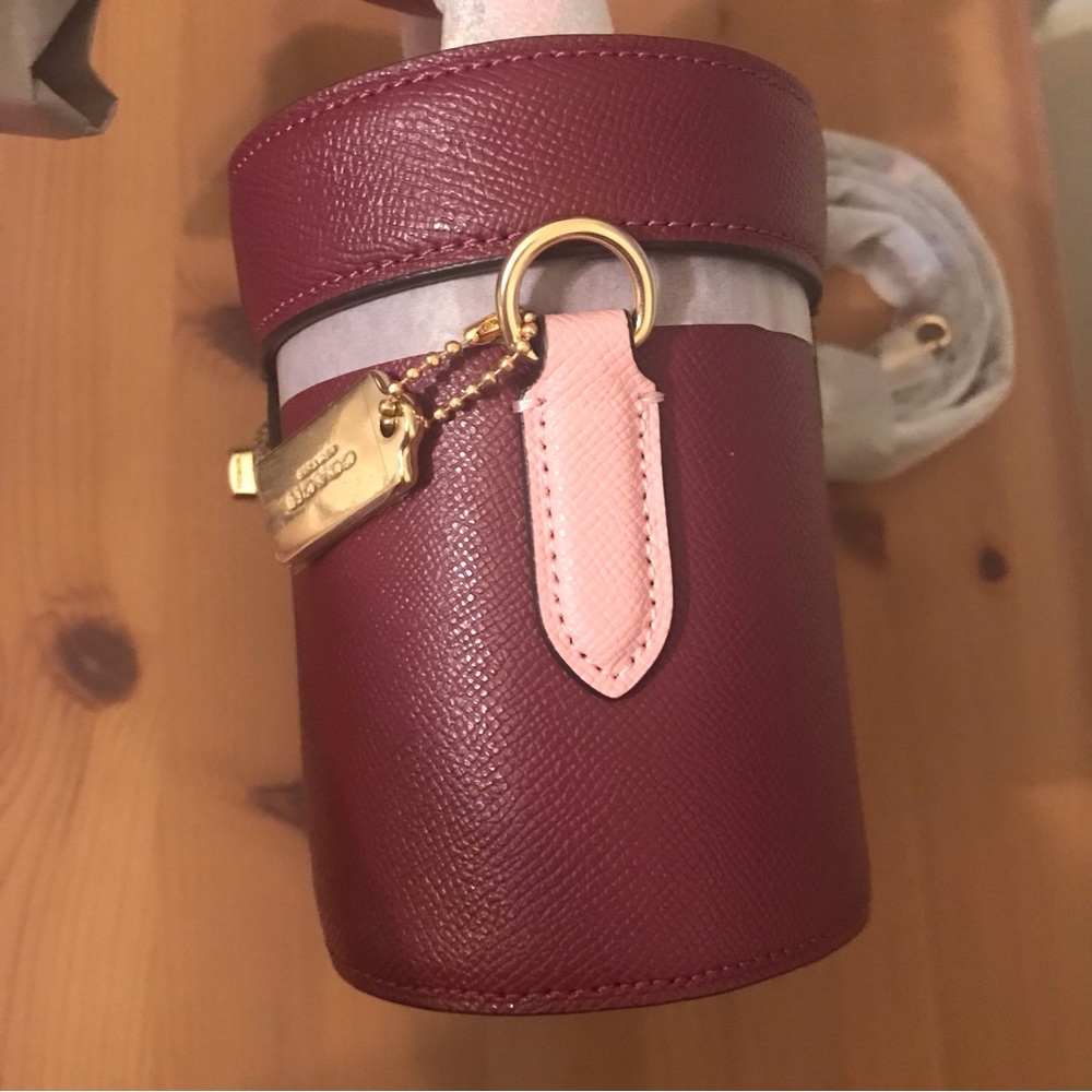🍒Coach Kay Crossbody With Glitter Black Cherry - Picture 9 of 13